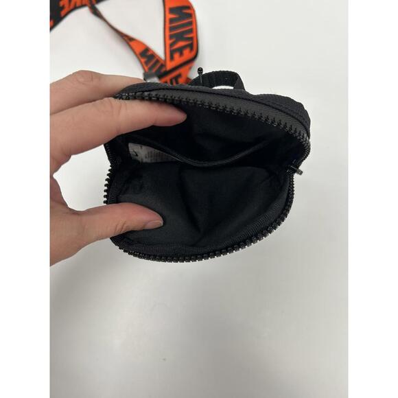 Nike Black Crossbody Bag with Orange Logo Strap - Picture 3 of 5